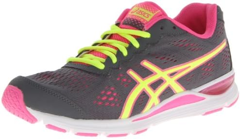 ASICS Women's Gel-Storm 2 Running Shoe,Storm/Flash Yellow/Pink,10 M US