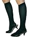 Knee Length Black Opaque Trouser Socks