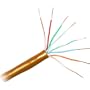 1000FT Bulk CAT5E Orange Pvc Stranded 350MHZ UTP
