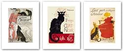 Lait Sterilise, Clinique Cheron, and Tournee du Chat Noir Set by Theophile Alexandre
