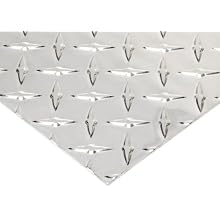 Aluminum 3003-H22 Diamond Tread Plate, Bright Finish, ASTM B209