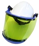 Faceshield Anti-Fog w/Slotted Hard Hat and Chin Guard Arc Rating 20 cal/cm2