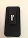 Zuzo Rubberized Ribbed Case With Kick-Stand Belt Clip Holster For iPhone 6 / 6S - Black