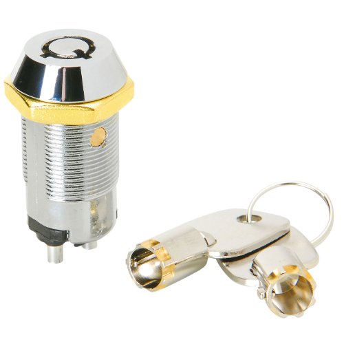 Parts Express On/Off Key Switch with 2 Round Keys (1)