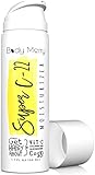 Vitamin C Cream 22% with Hyaluronic Acid 20% - Can be Used as a 2-in-1 Serum + Anti-Aging Moisturizer to Help With Wrinkles & Acne - Best Lotion for Day or Night Use - Amped with CoQ10 + Niacinamide