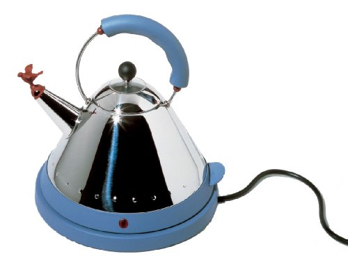 "Alessi MG32AZ/USA Michael Graves Electric Kettle, Blue"