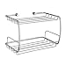 Guest Towel Basket - one-stop spot for guest towels (Polished Chrome) (7.75