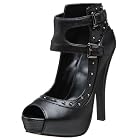 Velvet Angels Women's No Malice Open Toe Cuffed Bootie