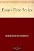 Essays - First Series