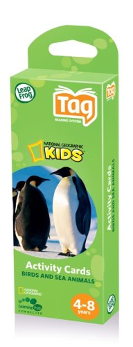 LeapFrog  Tag National Geographic Kids: Activity Cards - Birds and Sea Animals
