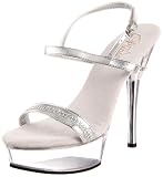 Pleaser Womens Allure-617/S/RS Ankle-Strap Sandal Sandals