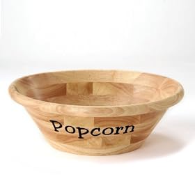 Hardwood Popcorn Bowl