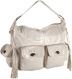 BIG BUDDHA Downtown Satchel,White,one size