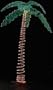 9' Deluxe Holographic Rope Light Palm Tree With 6 Leaves #166534