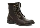 Gola Rawlins Military Style bottes fourrure, marron