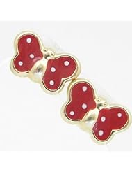 Kids 14K solid gold earrings fancy stud hoop huggie ball fashion dangle swa...