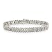 Sterling Silver 1/4ct. TDW S Pattern Tennis Bracelet Sterling Silver 1/4ct. TDW S Pattern Tennis Bracelet
