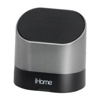 iHome, Rechargeable Mini Speaker Silv (Catalog Category: Speakers / 1-Piece Portable)