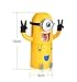 Despicable me Auto Automatic Toothpaste Dispenser + 2 Toothbrush Holder Set Wall Mount Stand for Lover(single Eye)