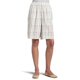 Buy Alfred Dunner Ladies Novelty Seersucker Short