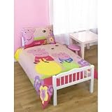 from Peppa Pig Childrens/Kids Girls Peppa Pig Junior Bed Quilt/Duvet Cover Set (See Description) (Pink)