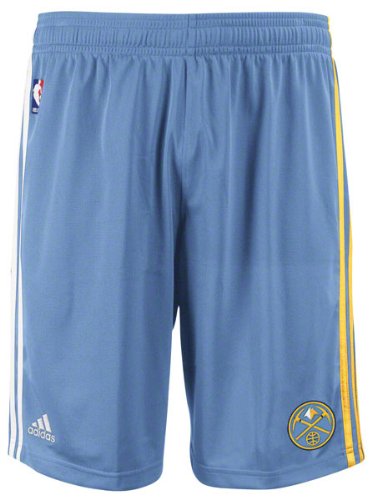 Denver Nuggets adidas 2010-2011 On-Court Pre-Game Performance Short