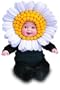 Anne Geddes Bean Filled Collection 6" Baby Daisy