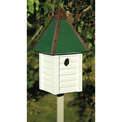 Gatehouse Bird House in White