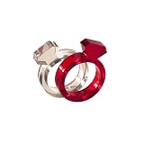 Acrylic Silhouette Rings Set of 2 - Ivory  Black