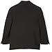 Calvin Klein Boys Bi-Stretch Blazer Suit Jacket, 2-Button Single Breasted Closure, Buttoned Cuffs & Front Flap Pockets, Black, 8