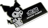 Mugen Power Kuromi Hello Kitty Black White Aluminum Emblem Badge Nameplate Logo Decal Rare Japan JDM for Honda Acura Civic Fit Prelude Integra RSX Accord Si TSX CL TL GSR LS EK9 EK EG