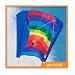 Rainbow Konvertable Pocket Parafoil Kite