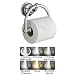 KOHLER K-12157-CW Fairfax Toilet Tissue Holder, Polished Chrome with White Accents