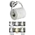KOHLER K-12157-CW Fairfax Toilet Tissue Holder, Polished Chrome with White Accents