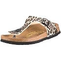 Papillio Gizeh Leopard classic black 268531 Damen Clogs & Pantoletten mit normalem Fu&szlig;bett