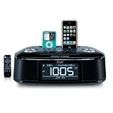 iLuviMM173AlarmClockandDualDockforiPodandiPhone(Black)