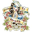 Love To Death Tattoo Adult T-Shirt