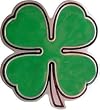 Mens LUCKY CLOVER Alternative Retro Metal Belt Buckle