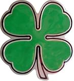 Mens LUCKY CLOVER Alternative Retro Metal Belt Buckle
