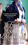Cover of First Comes Marriage by Mary Balogh 0749942819