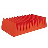 Auralex 12VEN24ORA Venus Bass Traps in Orange; 2- 2'x4'x12 Panels; Covers 16 Square Feet