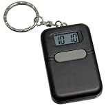 Talking Clock Keychain Black