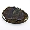 Palm Pocket WORRY STONE Tumbled Flat Healing LABRADORITE Chakra