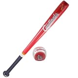 MLB St. Louis Cardinals Team 25-Inch Wood Bat and Soft Strike Ball Set