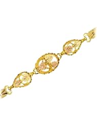 Black Hills Gold Leaf Bracelet