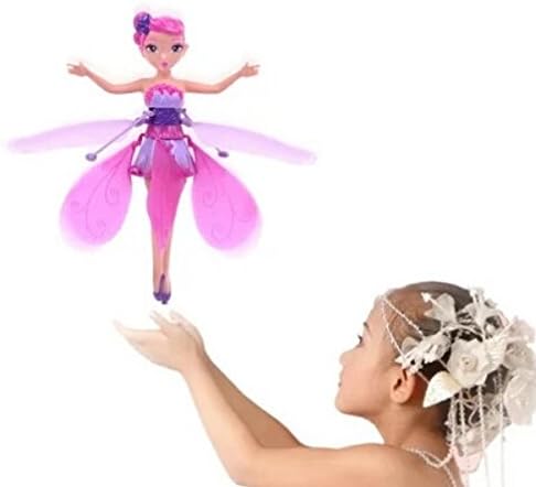 Electronic new Flying Fairy Infrared Induction Control Flying Angel Baby Dolls for girls toys
