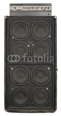 Wallmonkeys Peel and Stick Wall Decals - Guitar or Bass Amplifier - 36