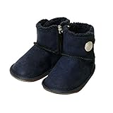 mikihouse Double_B(ミキハウスダブルB)あったかボアブーツ １４cm,紺