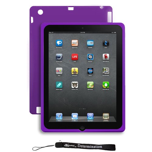 Purple Smooth Durable Protective Silicone Gel 