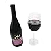 Bitch a Little Wine a Lot - Funny Wine Glass Gift for Her - 19 oz Large Etched Luminarc Wine Glass